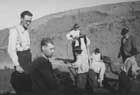 Petrescu-Dimbovita, 1938, iulie, Gurbanesti, sapaturile lui DV Rosetti. Jos I. Nestor