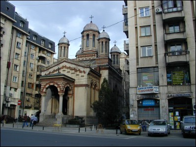 Lăcaşuri de cult din România; Biserica Naşterea Maicii Domnului şi Mare Mucenic Gheorghe; Biserica Zlătari; 26° 551.60; 1850; 1850; ; Biserică; ortodox; Orthodox; orthodoxe; BUCUREŞTI; ; Bucureşti; Protoieria III capitală; Arhiepiscopia Bucureştilor; Mitropolia Munteniei şi Dobrogei; 