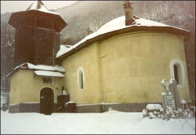 Lcauri de cult din Romnia; Biserica Sf. Treime; ; ; 1810; 1809; ; Biseric; ortodox; Orthodox; orthodoxe; TRGU OCNA; ; Bacu; Protopopiatul Tg. Ocna; Episcopia Romanului; Mitropolia Moldovei i Bucovinei; 