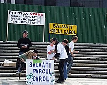 Salvati Parcul Carol! - 17 oct. 2004
